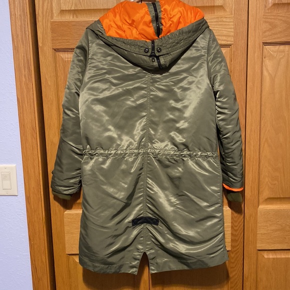 Rag & Bone Army Green GreyCoat Parka size small. New condition - Picture 8 of 11